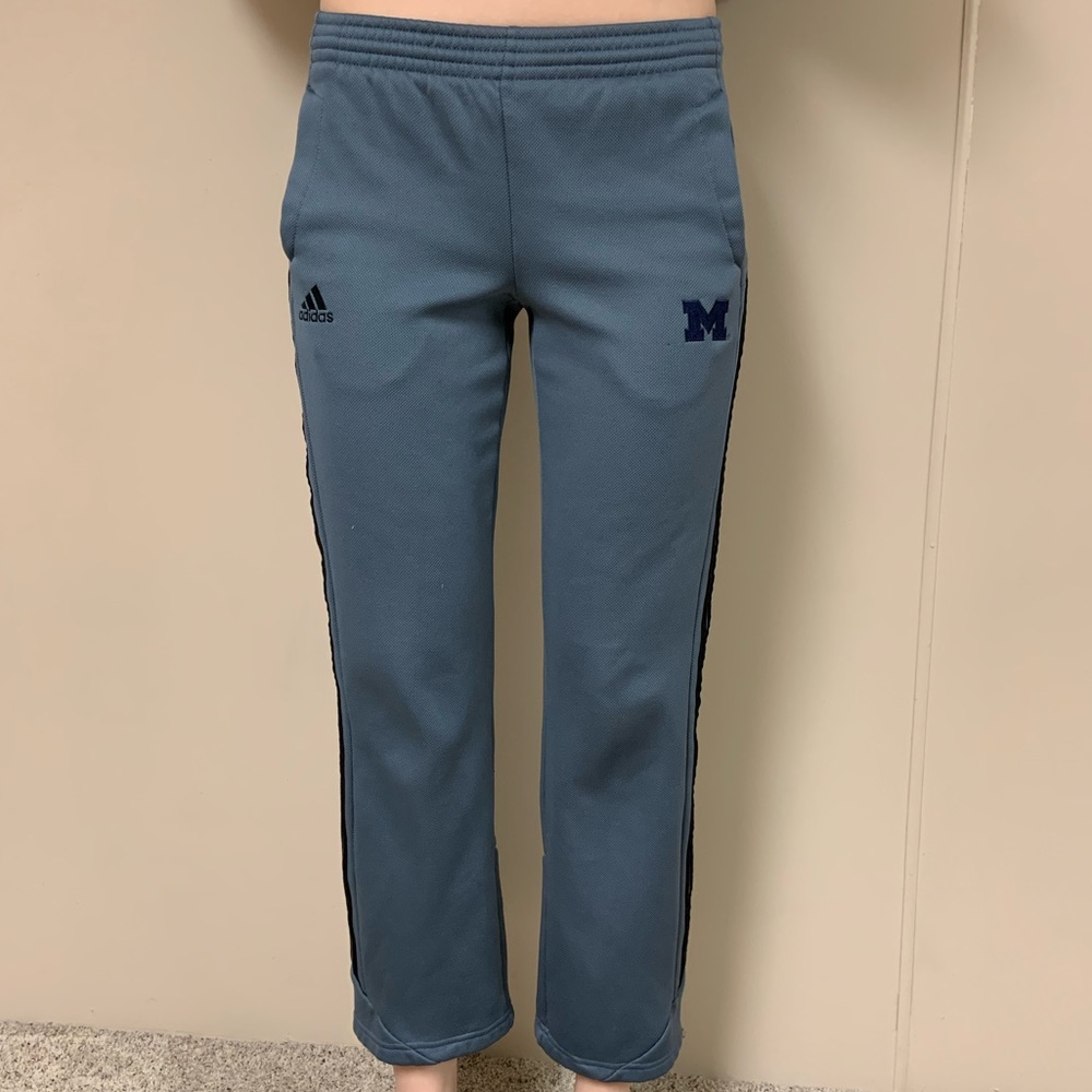 University of Michigan adidas sweatpants.